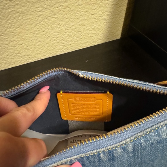 COACH Denim Swinger 20 Shoulder Bag - Picture 8 of 8